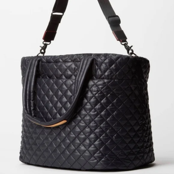 MZ Wallace Black Large Metro Tote Deluxe - with Luggage Opening - Picture 1 of 15